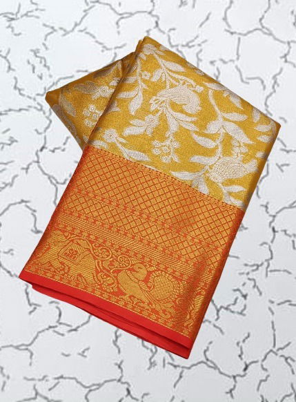 Ritika Soft Tissue Kanjivaram Silk wedding Saree Catalog